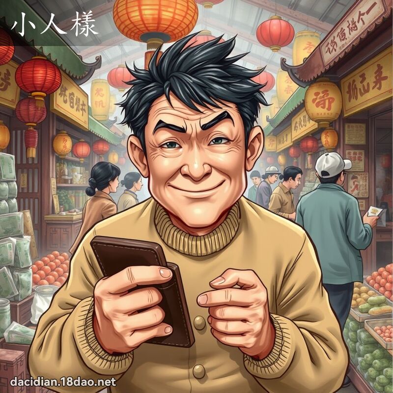 小人樣 - 國語大辭典配圖