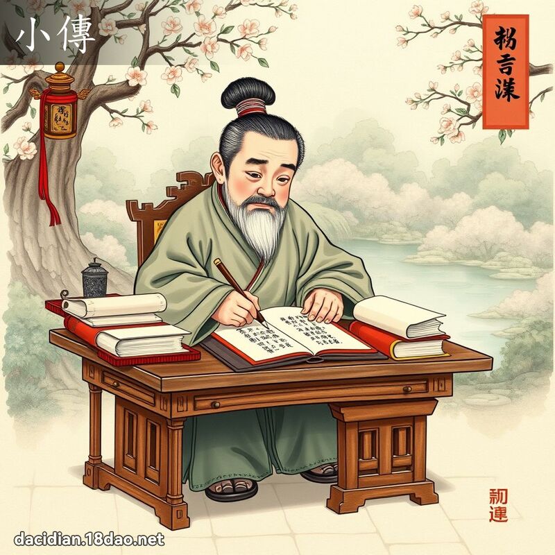 小传 - 国语大辞典配图