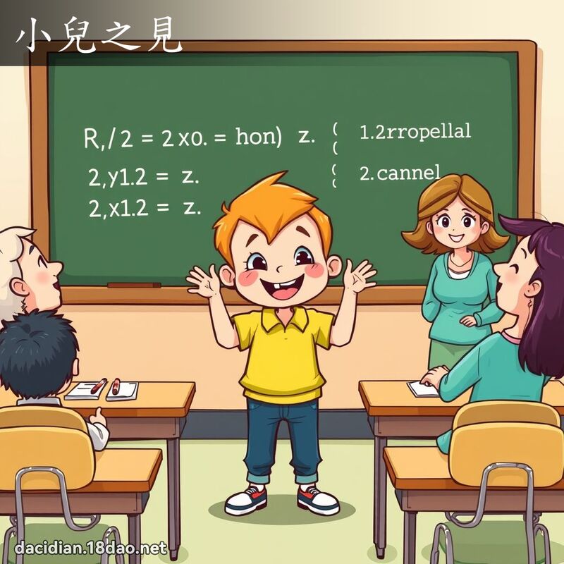 小兒之見 - 國語大辭典配圖