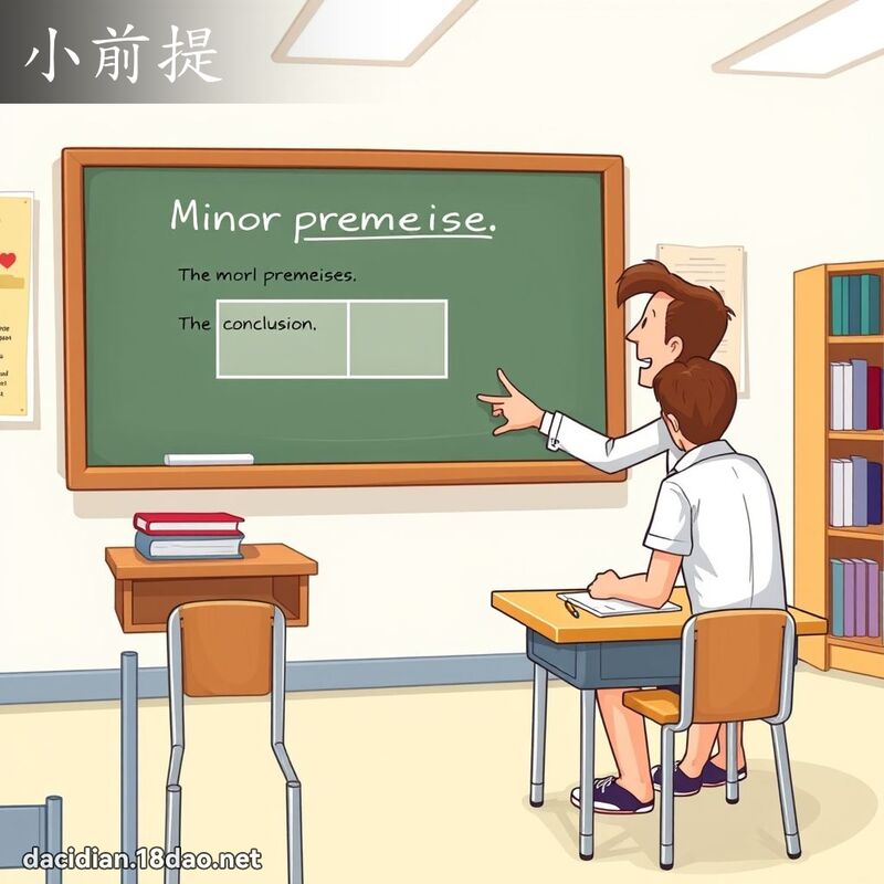 小前提 - 國語大辭典配圖