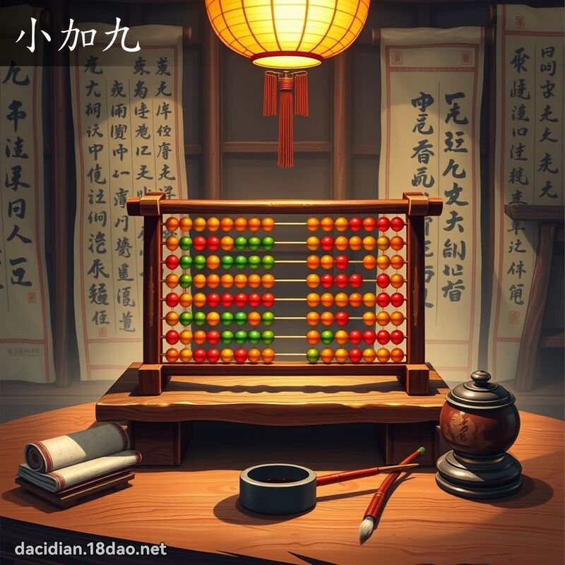 小加九 - 国语大辞典配图