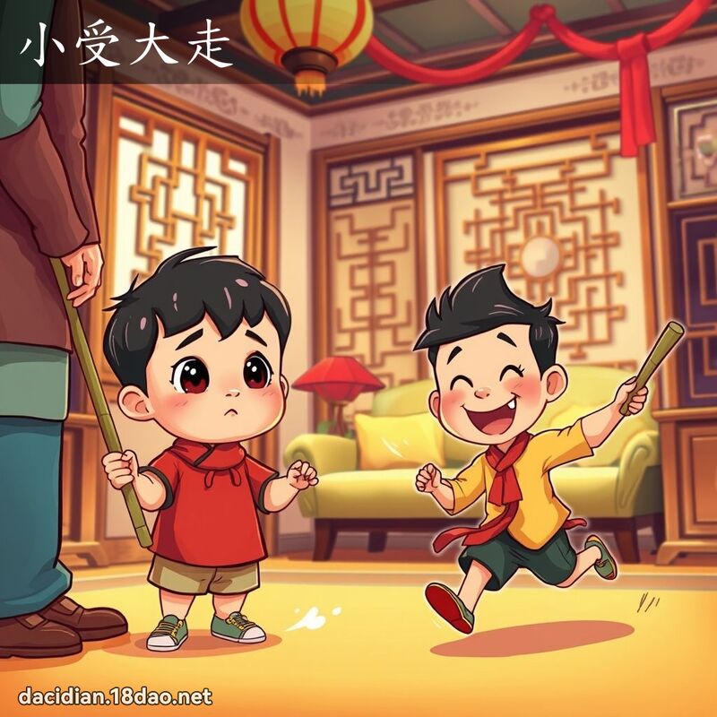 小受大走 - 國語大辭典配圖