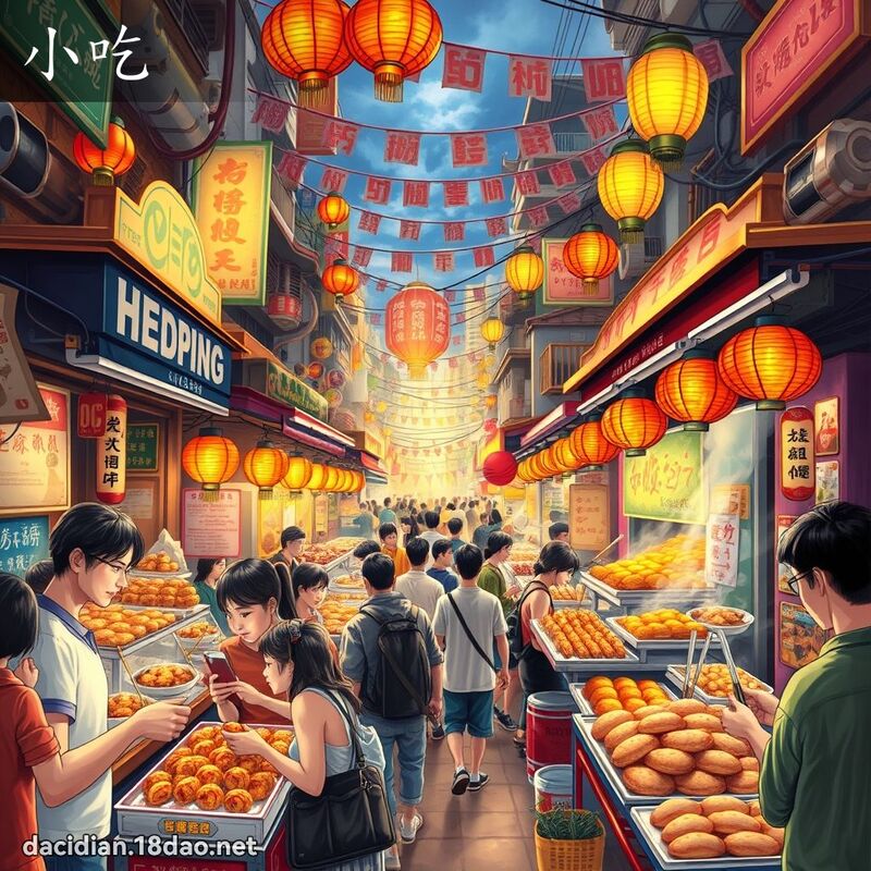 小吃 - 国语大辞典配图