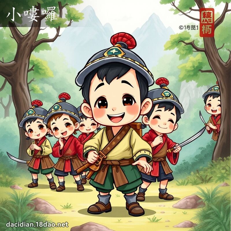 小嘍囉 - 国语大辞典配图