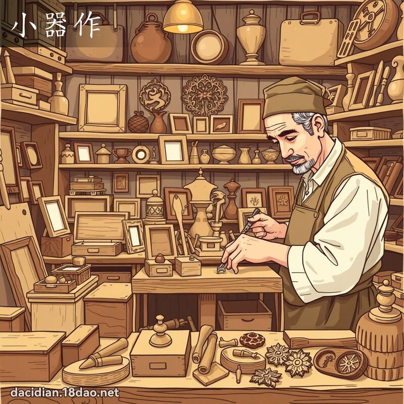 小器作 - 國語大辭典配圖
