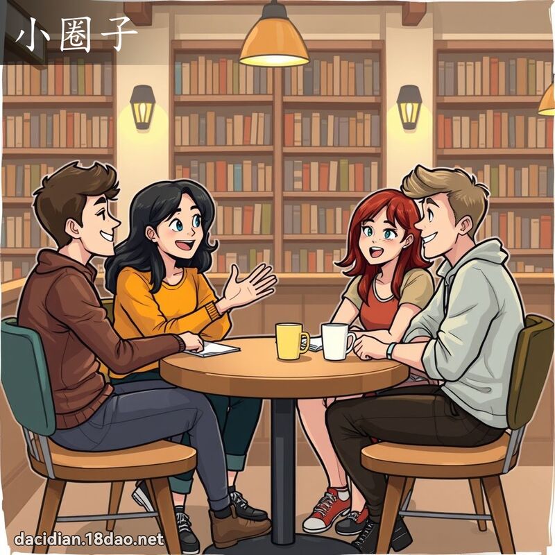 小圈子 - 国语大辞典配图