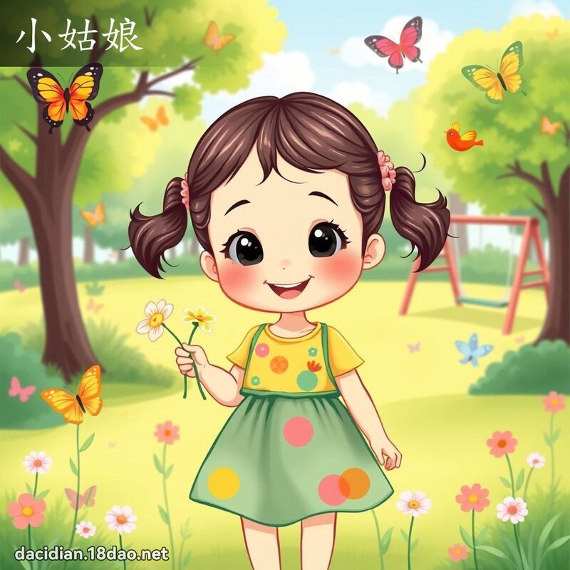 小姑娘 - 国语大辞典配图
