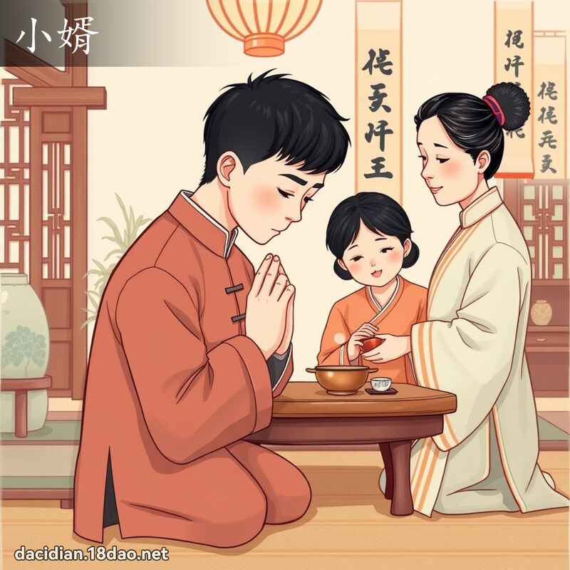小婿 - 国语大辞典配图