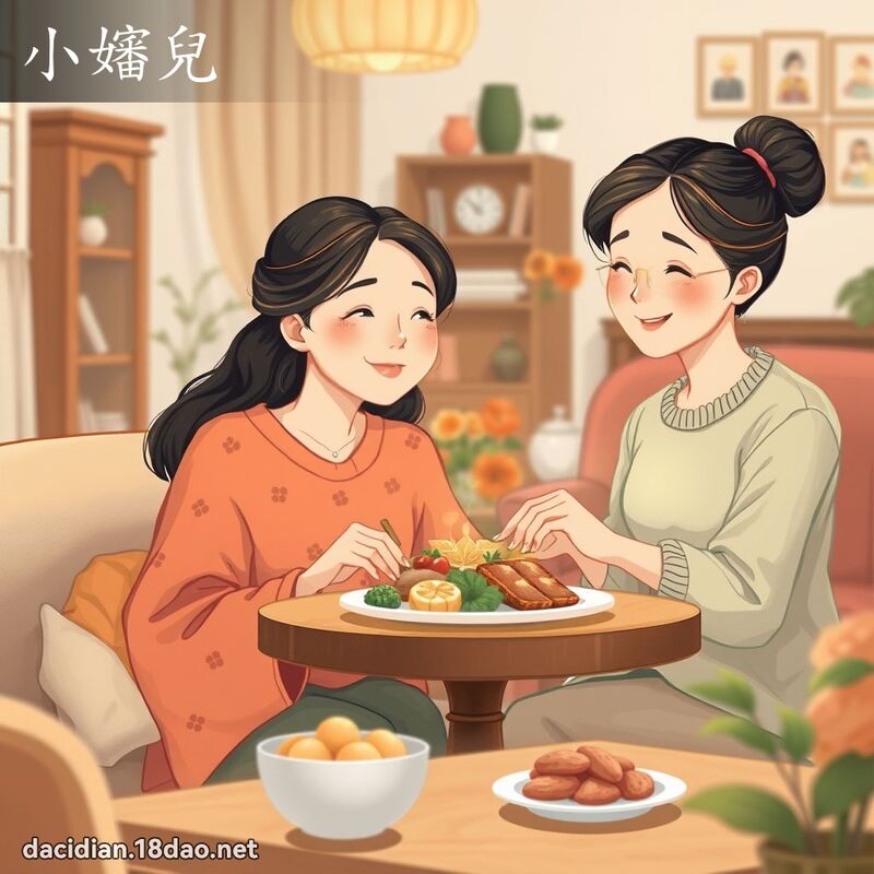 小婶儿 - 国语大辞典配图