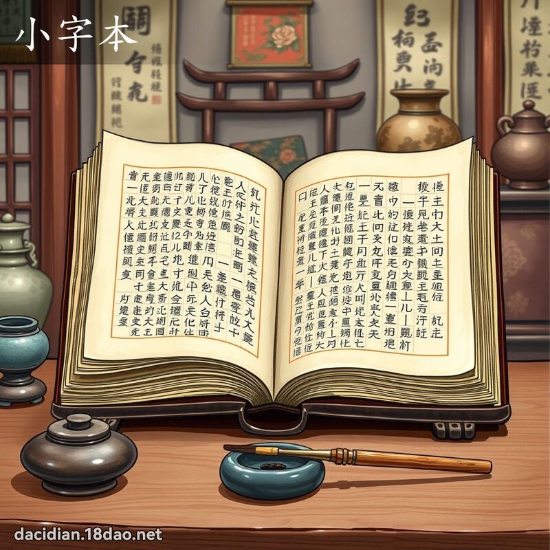 小字本 - 国语大辞典配图