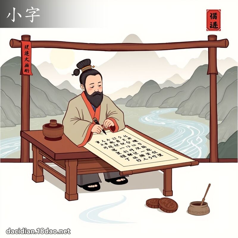 小字 - 國語大辭典配圖