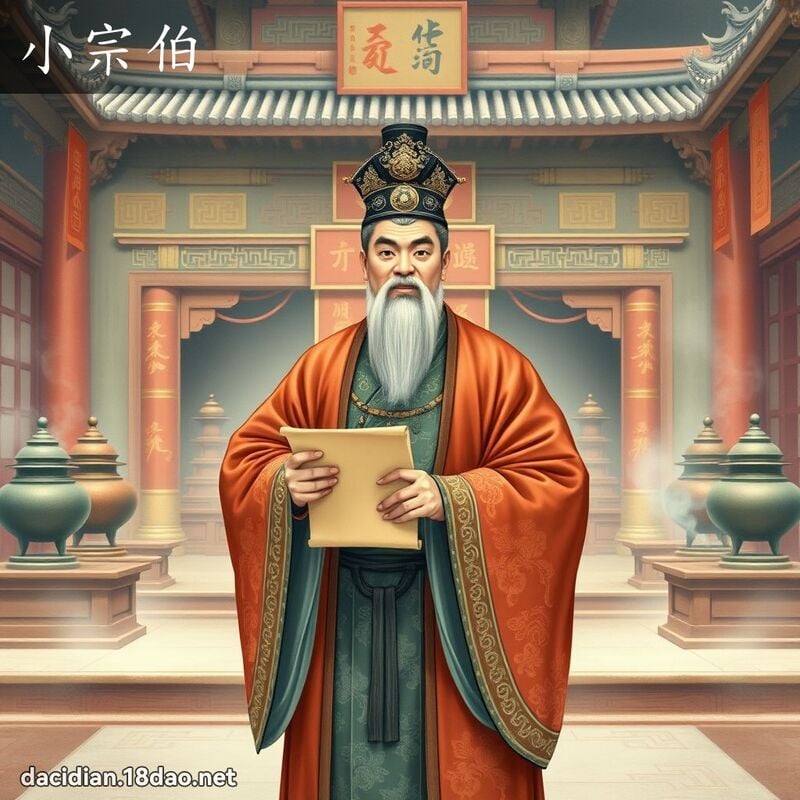 小宗伯 - 国语大辞典配图