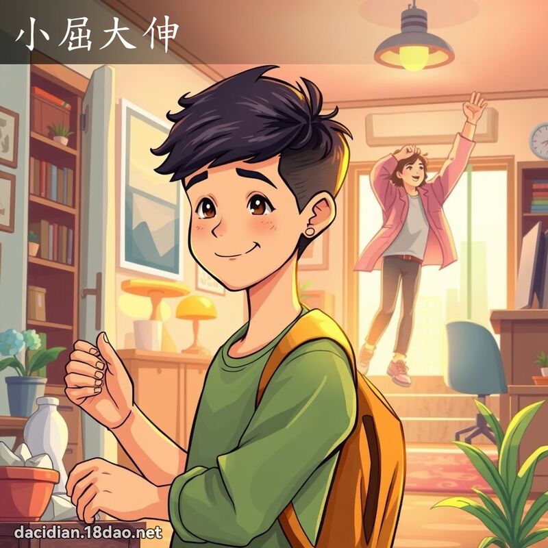 小屈大伸 - 国语大辞典配图