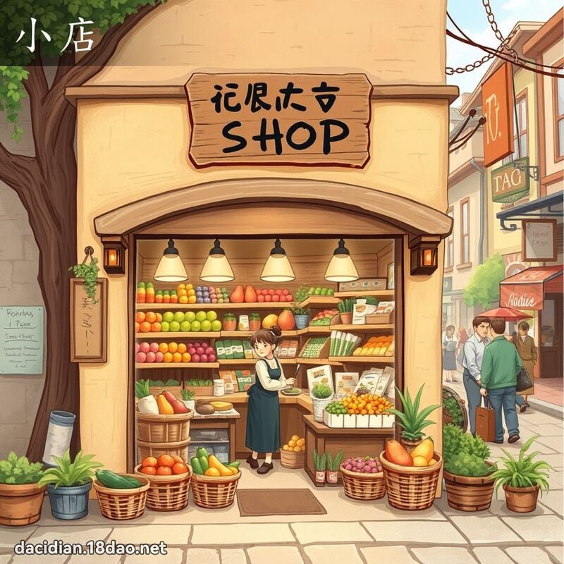 小店 - 国语大辞典配图