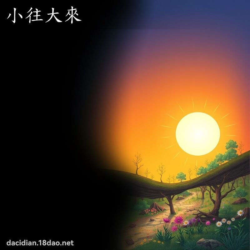 小往大来 - 国语大辞典配图