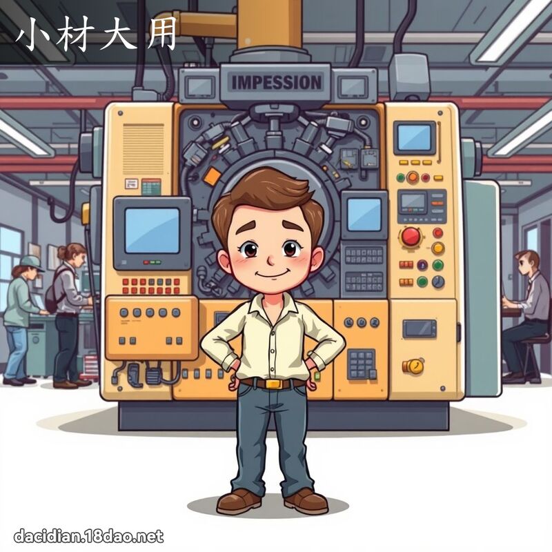 小材大用 - 国语大辞典配图
