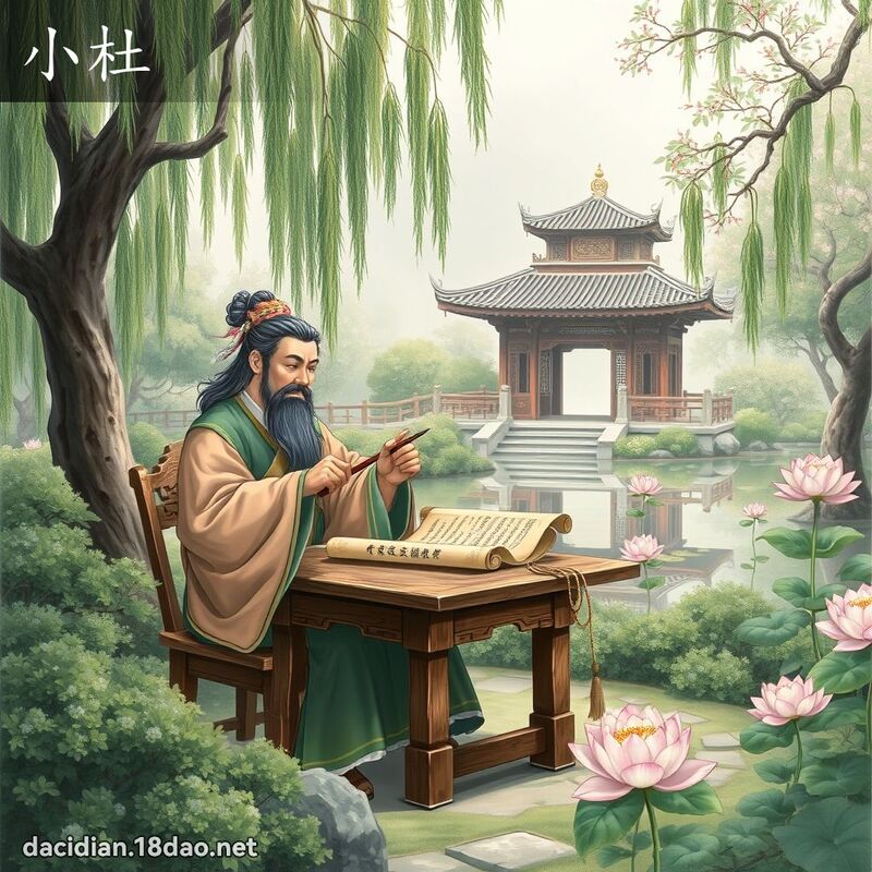 小杜 - 国语大辞典配图