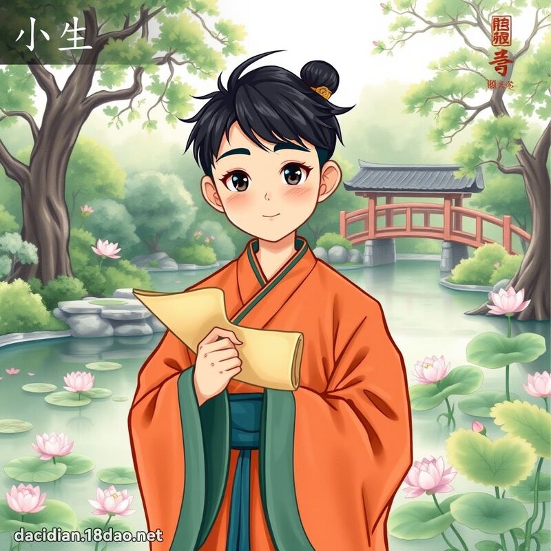 小生 - 國語大辭典配圖