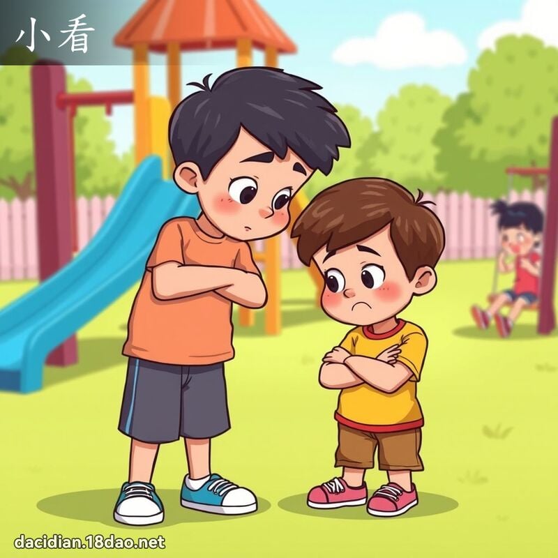 小看 - 国语大辞典配图