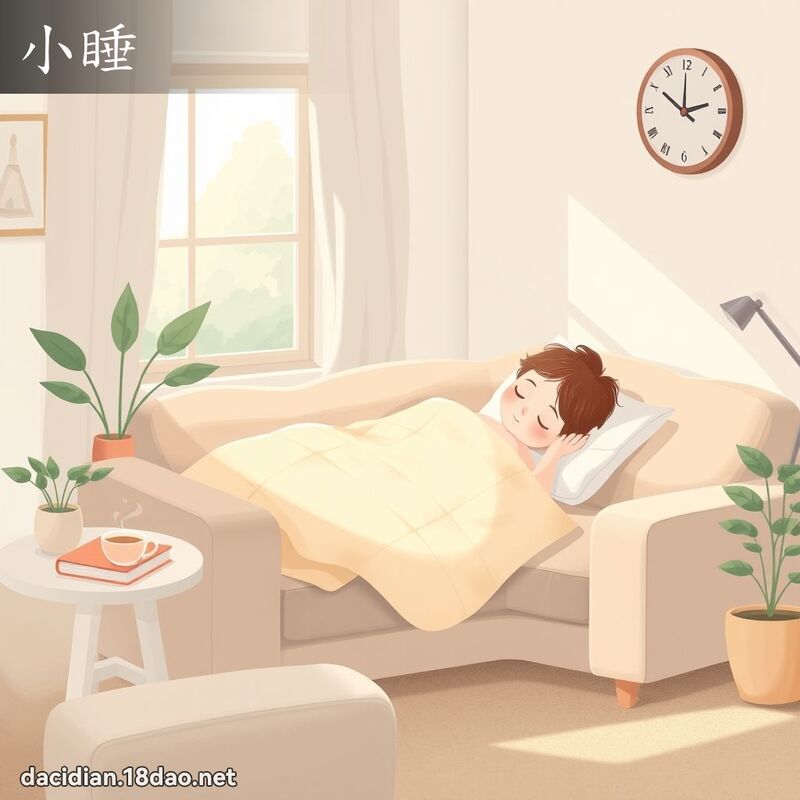 小睡 - 国语大辞典配图