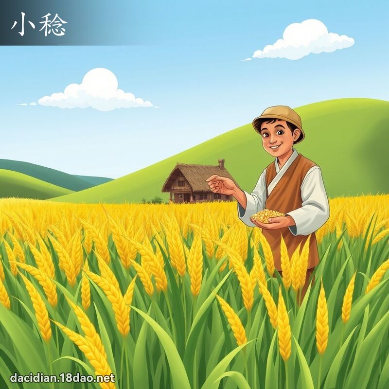 小稔 - 国语大辞典配图