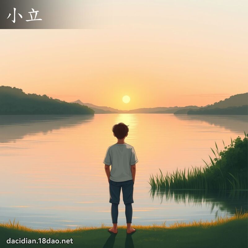 小立 - 國語大辭典配圖