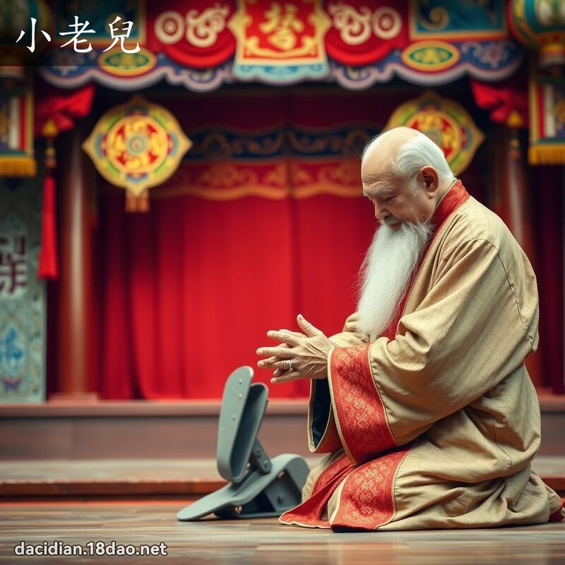 小老兒 - 國語大辭典配圖
