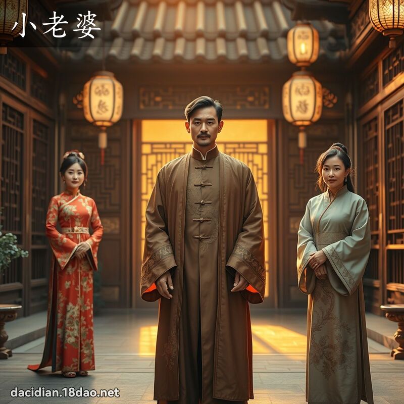 小老婆 - 国语大辞典配图
