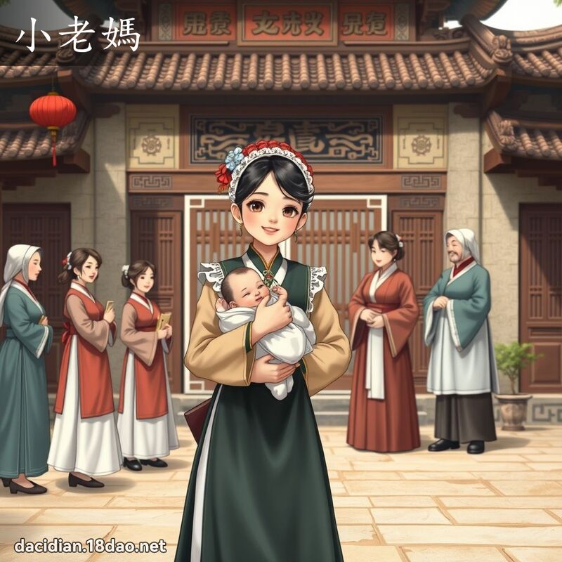 小老妈 - 国语大辞典配图