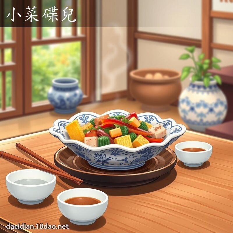 小菜碟儿 - 国语大辞典配图