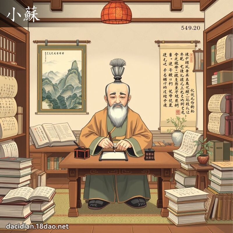 小苏 - 国语大辞典配图