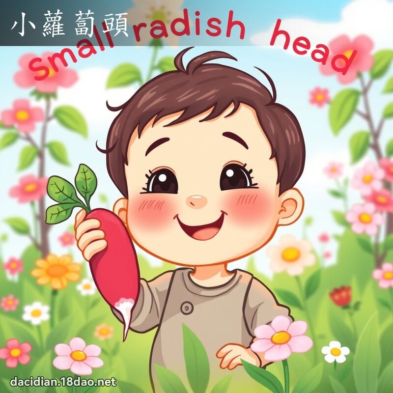 小萝卜头 - 国语大辞典配图