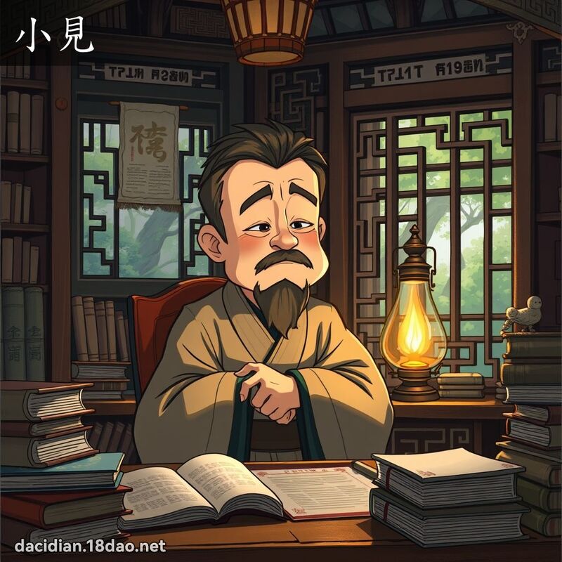 小见 - 国语大辞典配图