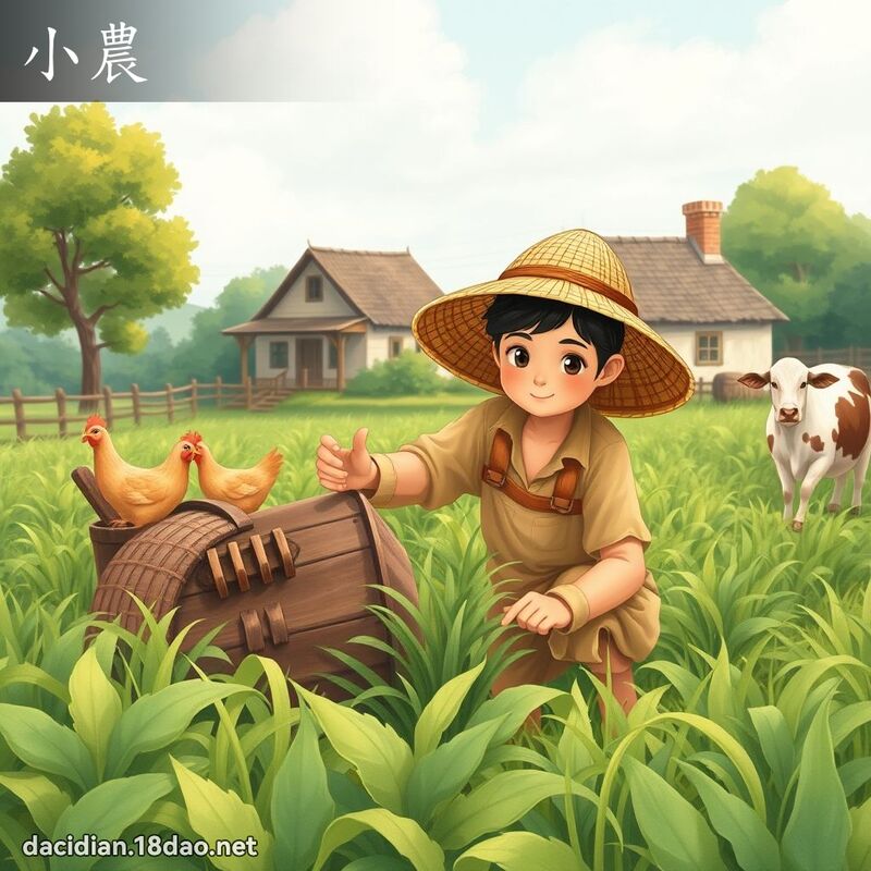 小农 - 国语大辞典配图
