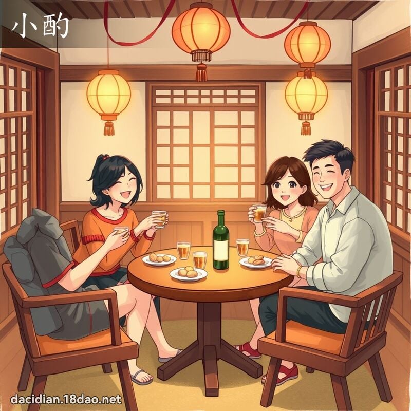 小酌 - 國語大辭典配圖
