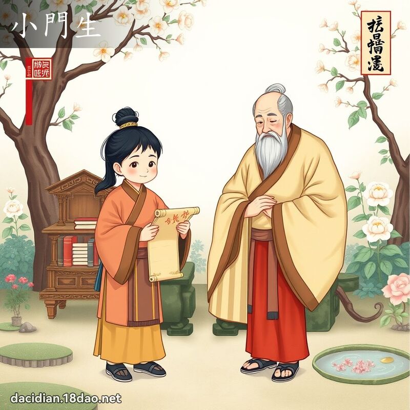 小門生 - 國語大辭典配圖