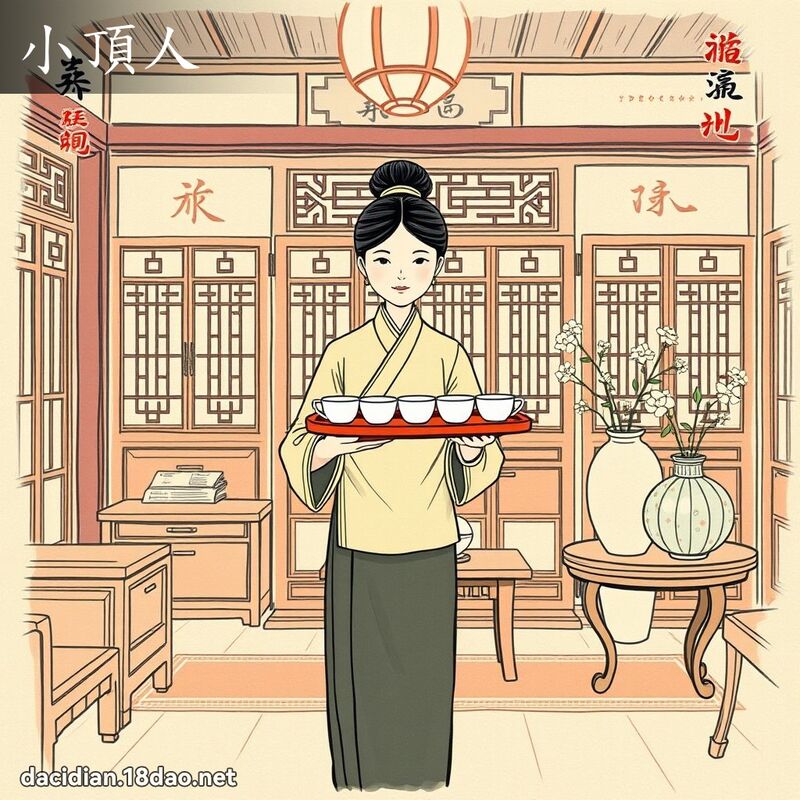 小顶人 - 国语大辞典配图