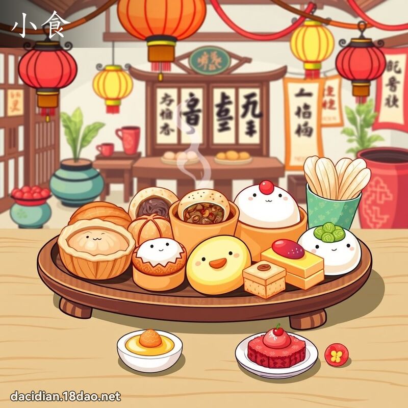 小食 - 国语大辞典配图