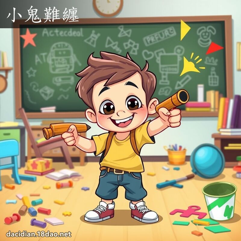 小鬼难缠 - 国语大辞典配图