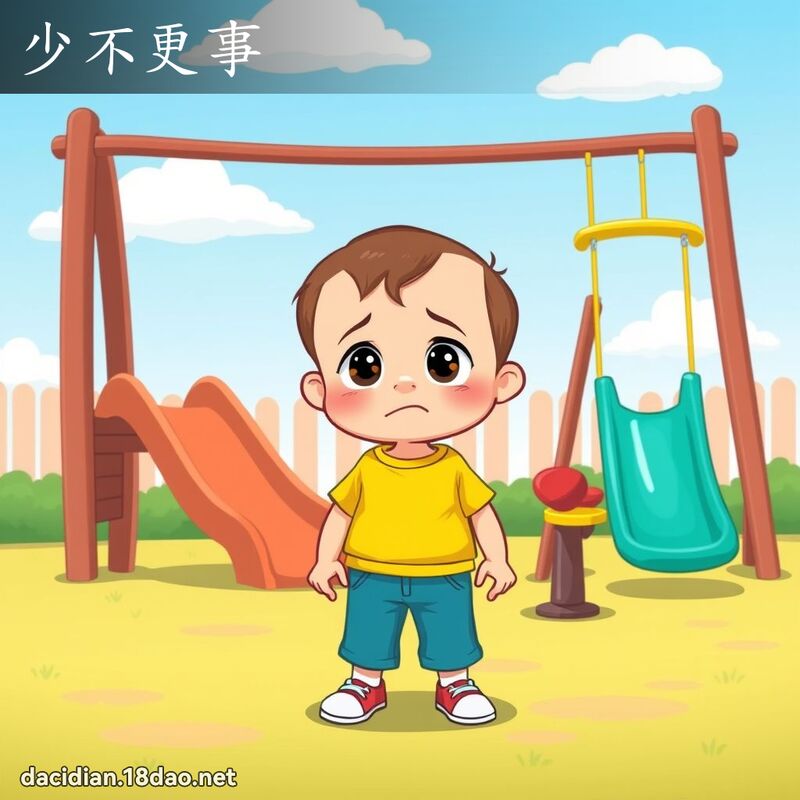 少不更事 - 国语大辞典配图