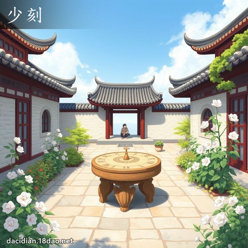 少刻 - 国语大辞典配图