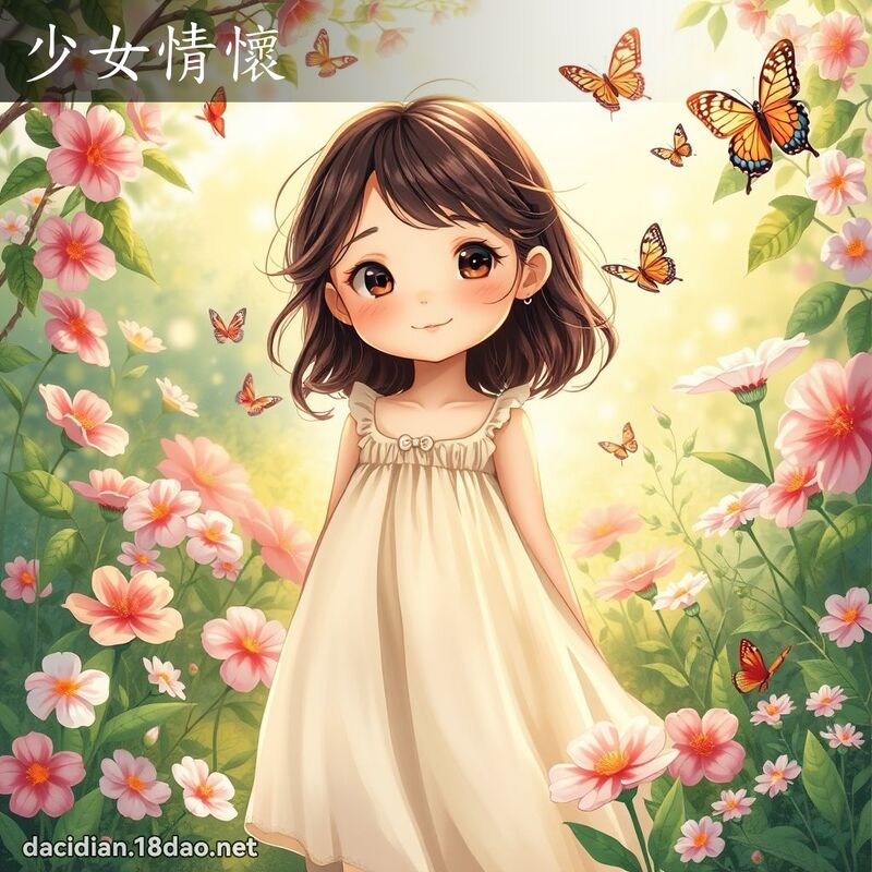 少女情怀 - 国语大辞典配图