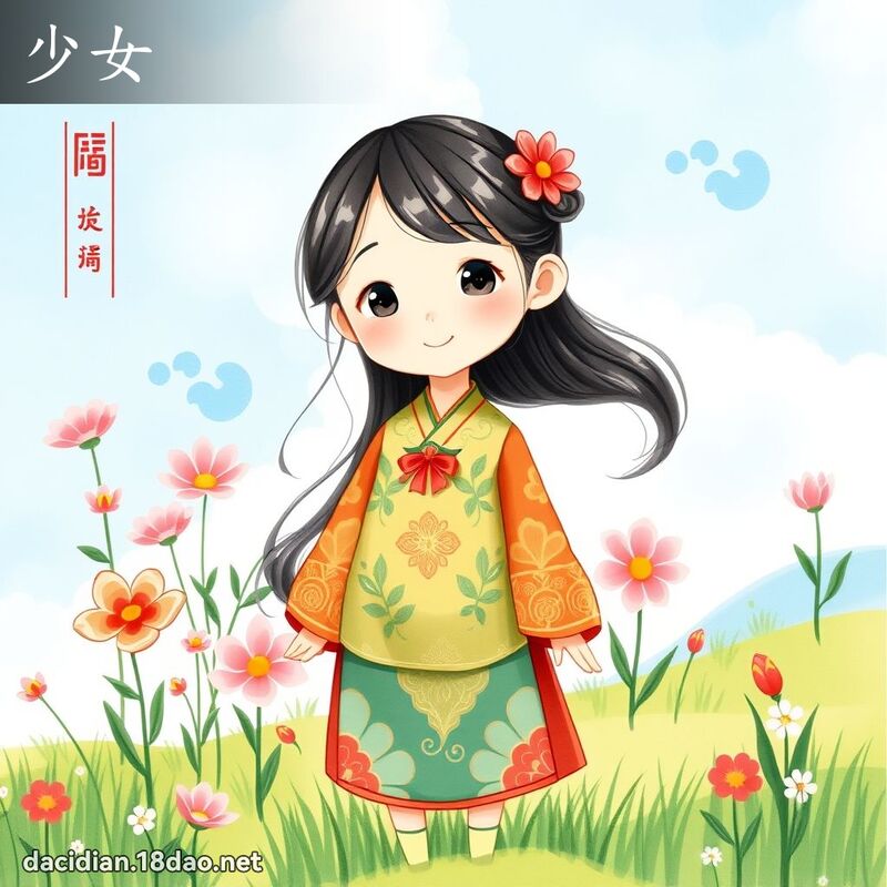 少女 - 國語大辭典配圖