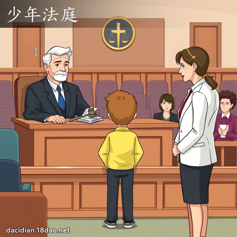 少年法庭 - 国语大辞典配图