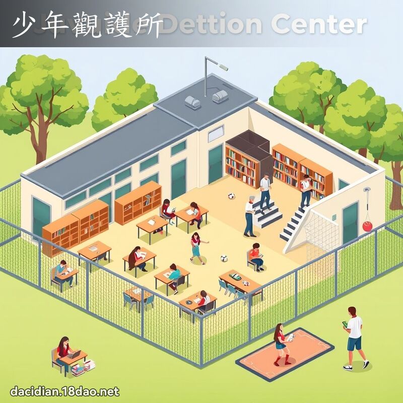 少年观护所 - 国语大辞典配图
