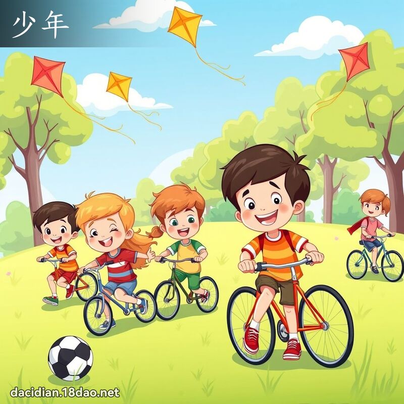 少年 - 國語大辭典配圖