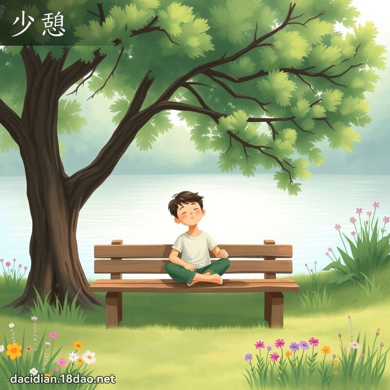 少憩 - 國語大辭典配圖