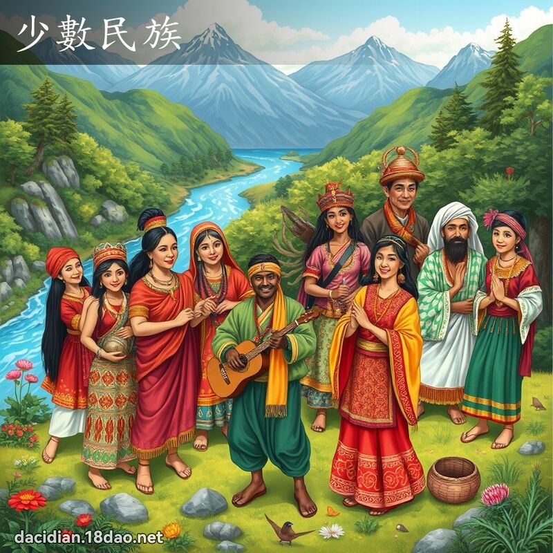 少數民族 - 國語大辭典配圖