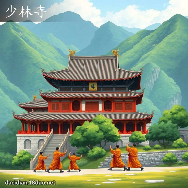 少林寺 - 国语大辞典配图