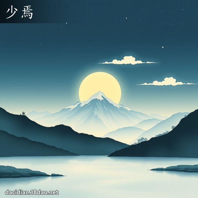 少焉 - 國語大辭典配圖